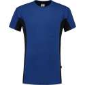 Tricorp T-shirt Bi-Color - Workwear - 102002 - Royalblauw-Navy - maat XS