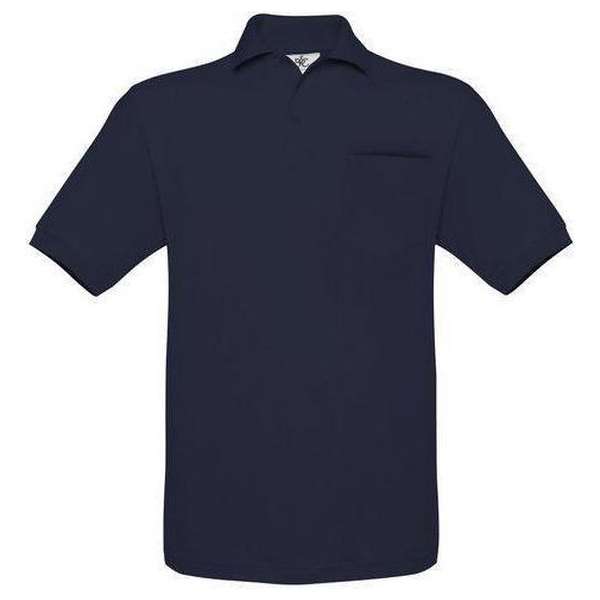 Santino B&c Poloshirt Safran Tt Pocket Navy Maat M Santino B&c Poloshirt Safran Tt Pocket Navy Maat M