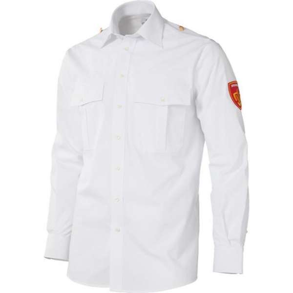 Uniformshirt Brandweer lange mouw Maat 38 Uniformshirt Brandweer lange mouw Maat 38