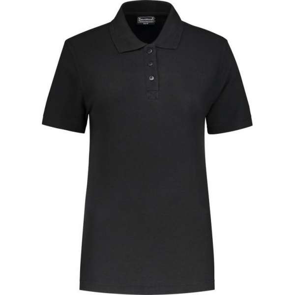 WorkWoman Poloshirt Outfitters Ladies - 81061 zwart - Maat XS WorkWoman Poloshirt Outfitters Ladies - 81061 zwart - Maat XS