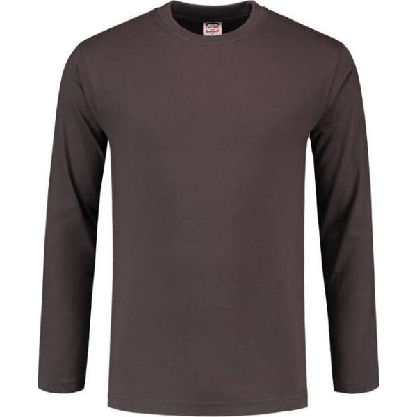 Tricorp T-shirt Lang Mouw 101006 Donkergrijs  - Maat 3XL