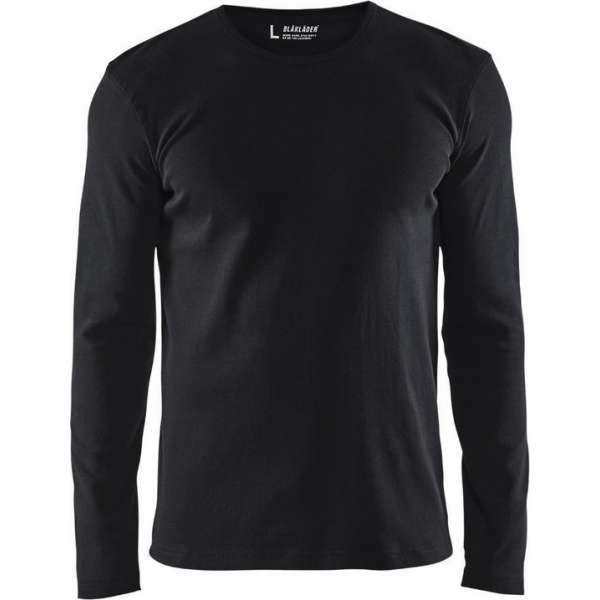 Blåkläder 3314-1032 T-shirt lange mouwen Zwart maat M Blåkläder 3314-1032 T-shirt lange mouwen Zwart maat M