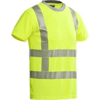 Santino t-shirt Vegas - fluor yellow - 200171 - maat L
