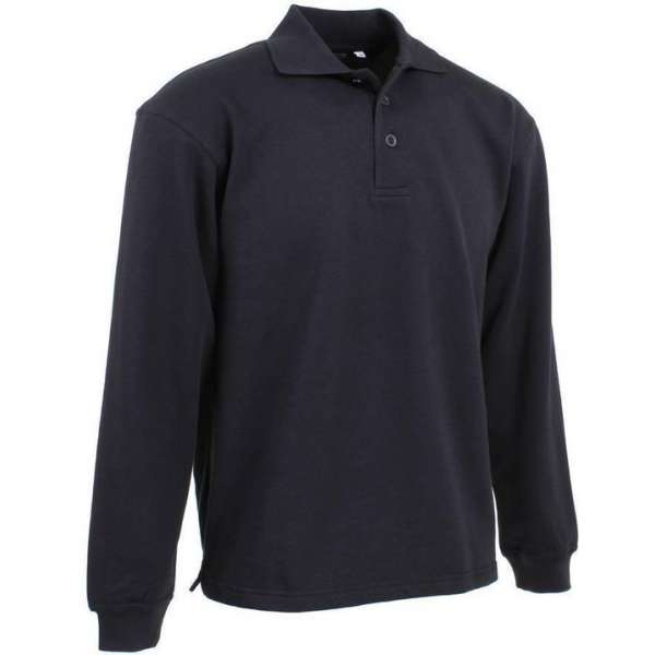 KREB Workwear® ERIK Polosweater ZwartXL KREB Workwear® ERIK Polosweater ZwartXL