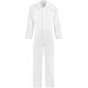 EM Workwear kinderoverall pol/kat Wit met verdekte ritssluiting maat 86