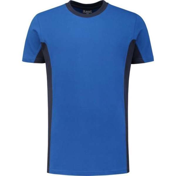 Workman T-Shirt Bi-Colour - 0404 royal blue / navy - Maat 4XL Workman T-Shirt Bi-Colour - 0404 royal blue / navy - Maat 4XL