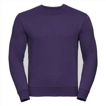Russell Heren Sweatshirt Paars Ronde Hals Regular Fit