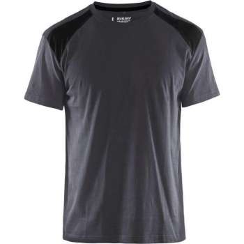 Werkshirt Blåkläder Bi-Colour Medium grijs/Zwart - maat 4XL