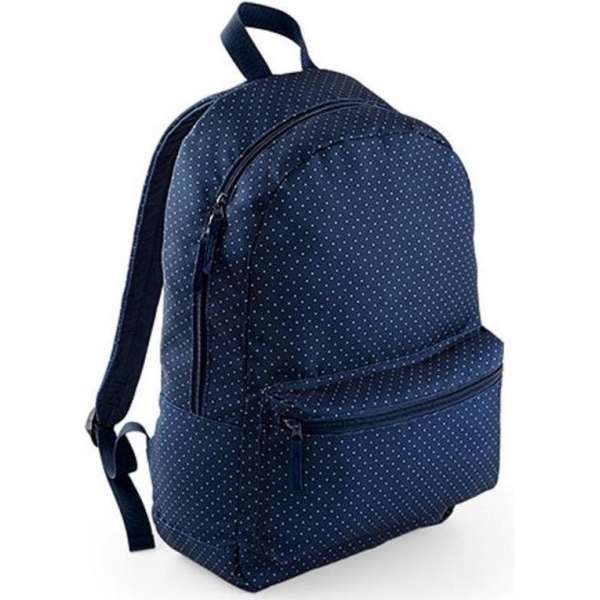 Bagbase Graphic backpack. Kleur Navy Polka Dot Bagbase Graphic backpack. Kleur Navy Polka Dot
