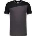 Tricorp T-shirt Bicolor Naden 102006 Donkergrijs / Zwart - Maat XXL