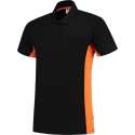 Tricorp poloshirt - 202002 bi-color - Zwart / Oranje - Maat 3XL