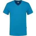 Tricorp T-shirt V Hals Slim Fit 101005 Turquoise - Maat XS