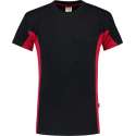 Tricorp T-shirt Bi-Color - Workwear - 102002 - Navy-Rood - maat 3XL