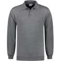 Santino Robin Polo Sweater lange mouw - Donkergrijs - XL
