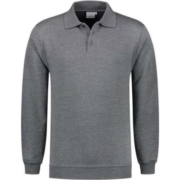 Santino Robin Polo Sweater lange mouw - Donkergrijs - XL Santino Robin Polo Sweater lange mouw - Donkergrijs - XL