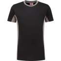 Workman T-Shirt Bi-Colour - 0406 zwart / grijs - Maat S