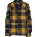 Crush denim stevig zacht geel geruit flannel jongens overhemd - Maat 164