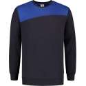 Tricorp Sweater Bicolor Naden 302013 Navy / Koningsblauw - Maat 3XL