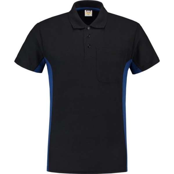 Tricorp Poloshirt Bi-Color - Workwear - 202002 - Navy/koningsblauw - maat XS