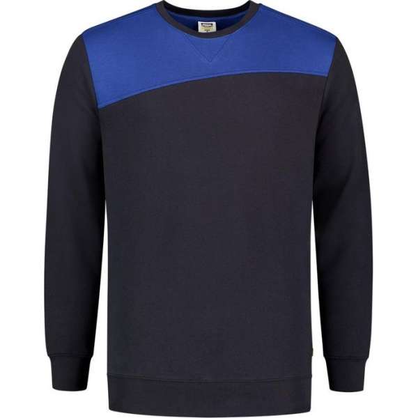 Tricorp Sweater Bicolor Naden 302013 Navy / Koningsblauw - Maat XXL Tricorp Sweater Bicolor Naden 302013 Navy / Koningsblauw - Maat XXL