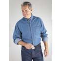 Jeans shirt Arizona, lange mouw, kleur jeansblauw, maat L