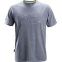 Snickers Workwear Logo T-shirt Grijs Blauw XL