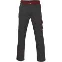 Mascot broek Torino antraciet/rood