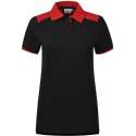 Santino Tivoli 2color Dames Polo-shirt (210g/m2) - Zwart | Rood - XXL
