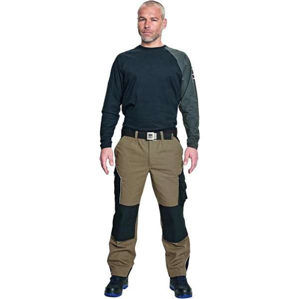 Werkbroek / worker Assent Erding 3112 khaki/marine maat 60 Werkbroek / worker Assent Erding 3112 khaki/marine maat 60
