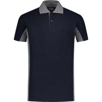 Workman Poloshirt Bi-Colour - 1402 navy / grijs - Maat 5XL