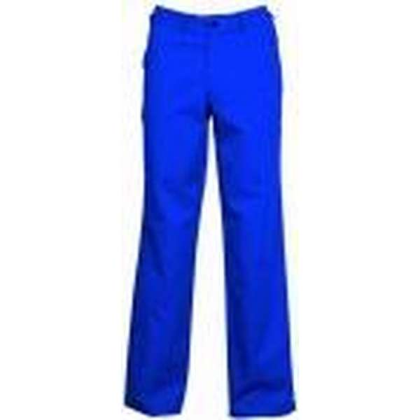 Yoworkwear Werkbroek polyester/katoen korenblauw maat 53 Yoworkwear Werkbroek polyester/katoen korenblauw maat 53