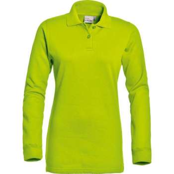 Santino Rick Dames Polo sweater lange mouw - Zwart - L