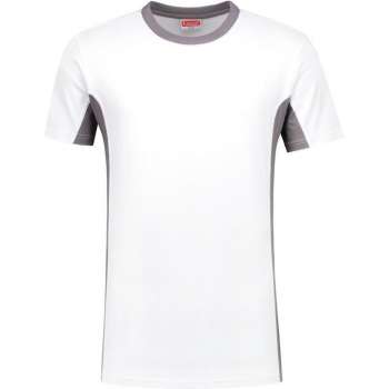 Workman T-Shirt Bi-Colour - 0408 wit / grijs - Maat 2XL