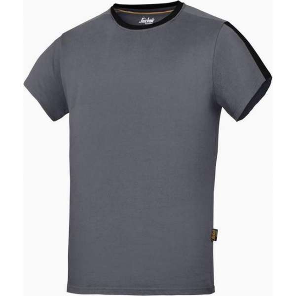 T-SHIRT SNICKERS 2518 GRIJS/ZWART 2XL T-SHIRT SNICKERS 2518 GRIJS/ZWART 2XL