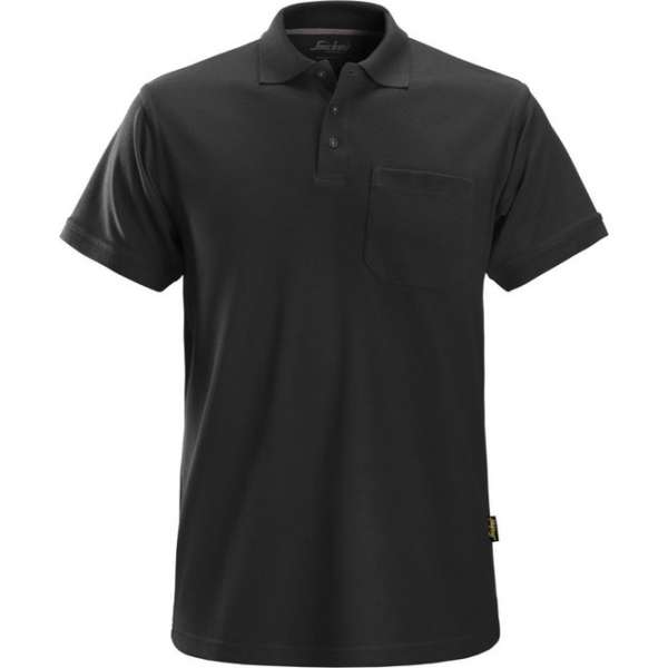 Snickers Classic Polo Shirt - zwart - mt. M Snickers Classic Polo Shirt - zwart - mt. M
