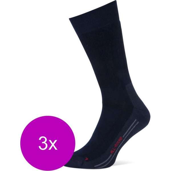Stapp Unisex Allround Sok Marine - Sokken - 3 x 35-38 Stapp Unisex Allround Sok Marine - Sokken - 3 x 35-38