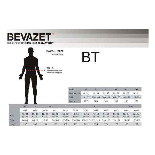 Overalls BT OVERALL Polyester_Katoen RozeNL:66 BE:60 Overalls BT OVERALL Polyester_Katoen RozeNL:66 BE:60