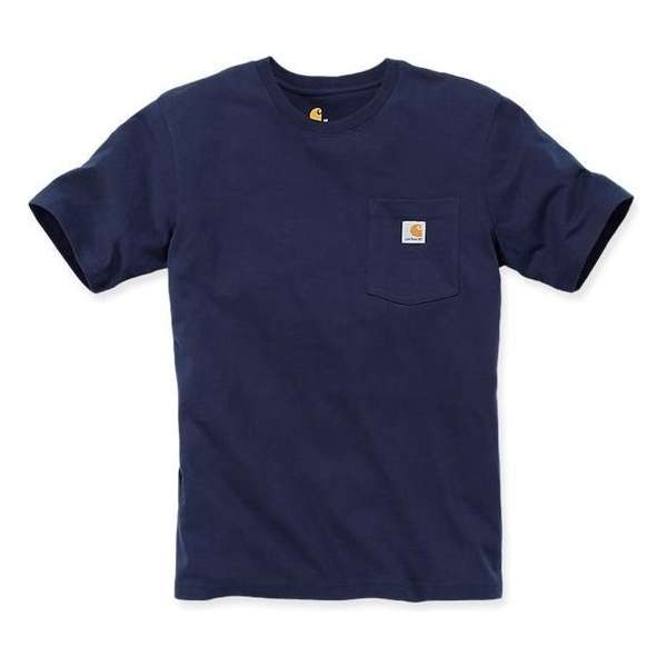 Carhartt 103296 Workwear Pocket T-Shirt - Relaxed Fit - Navy - S Carhartt 103296 Workwear Pocket T-Shirt - Relaxed Fit - Navy - S