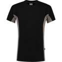 Tricorp T-shirt Bi-Color - Workwear - 102002 - Zwart-Grijs - maat XS