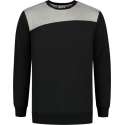 Tricorp Sweater Bicolor Naden 302013 Zwart / Grijs - Maat S