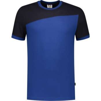 Tricorp T-shirt Bicolor Naden 102006 Koningsblauw / Navy - Maat XL