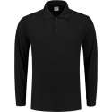 Tricorp poloshirt lange mouw 100% katoen - Casual - 201008 - zwart - maat S