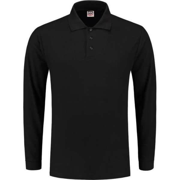Tricorp poloshirt lange mouw 100% katoen - Casual - 201008 - zwart - maat S Tricorp poloshirt lange mouw 100% katoen - Casual - 201008 - zwart - maat S