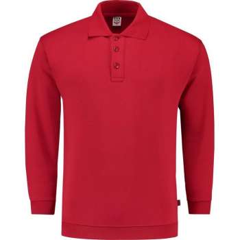 Tricorp Polosweater boord - Casual - 301005 - Rood - maat 7XL