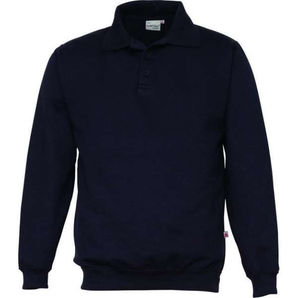 Havep 7185 Polo sweater Marine maat S Havep 7185 Polo sweater Marine maat S