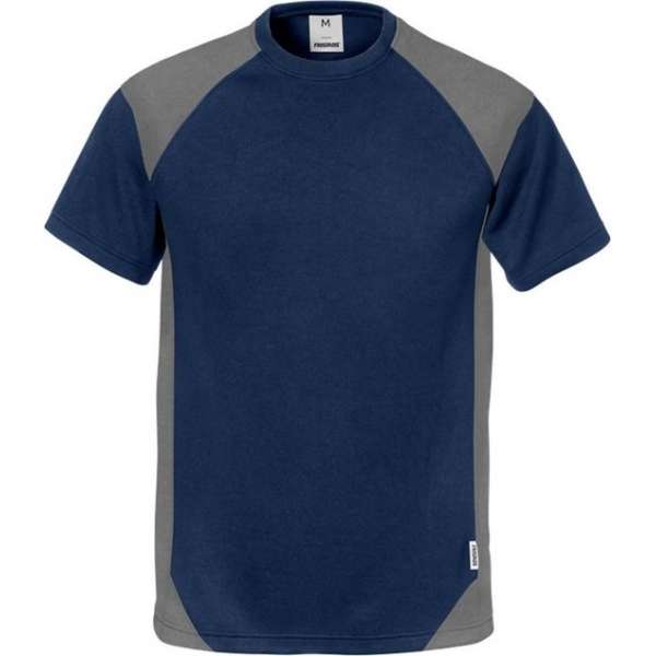Fristads T-shirt 7046 Thv Marineblauw/ Grijs Mt 2xl Fristads T-shirt 7046 Thv Marineblauw/ Grijs Mt 2xl