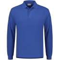 Santino Matt Polo-shirt lange mouwen - Blauw - L