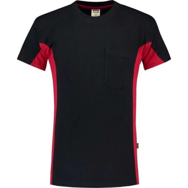 Tricorp T-shirt Bi-Color - Workwear - 102002 - Navy-Rood - maat XXL Tricorp T-shirt Bi-Color - Workwear - 102002 - Navy-Rood - maat XXL