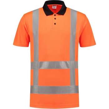 Tricorp polo RWS Birdseye - fluor oranje - 203006 - maat L