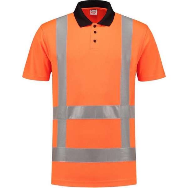 Tricorp polo RWS Birdseye - fluor oranje - 203006 - maat L